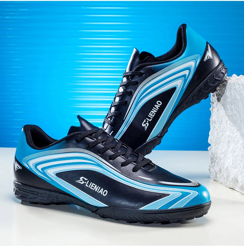 Nouvelles chaussures de football pour hommes, crampons de terrain antidérapants, chaussures de football pour l'entraînement, baskets de haute qualité, futsal, intérieur, vente chaude, extérieur