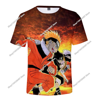 Summer Men Akatsuki T-Shirt 3D Printed The Hulk Tops Tees Male Casual Crew Neck Short Sleeve Clothing Fashion Streetwear