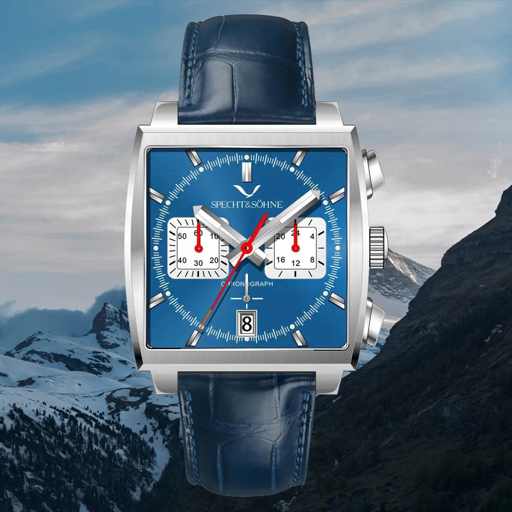 Men's Watches 2025 New Hot Luxury Quartz Wrist Watch Japan VK64 Chronograph Trendy Sport Waterproof