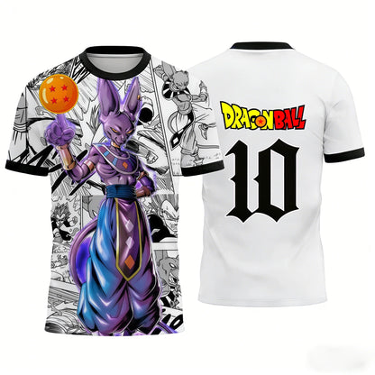 2026 Dragon Ball Goku Anime Graphic T-shirt Sports Dry Quickly Men's T-Shirt Children's Clothing Tee Y2k Woman Breathable Tops