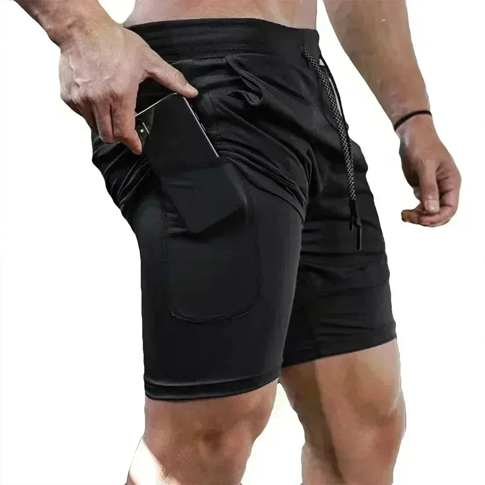 Dragon Ball Z Super Saiyan Goku Anime Print 2026 Summer New Unisex Loose Sports Breathable Quick Drying Double-layer Shorts