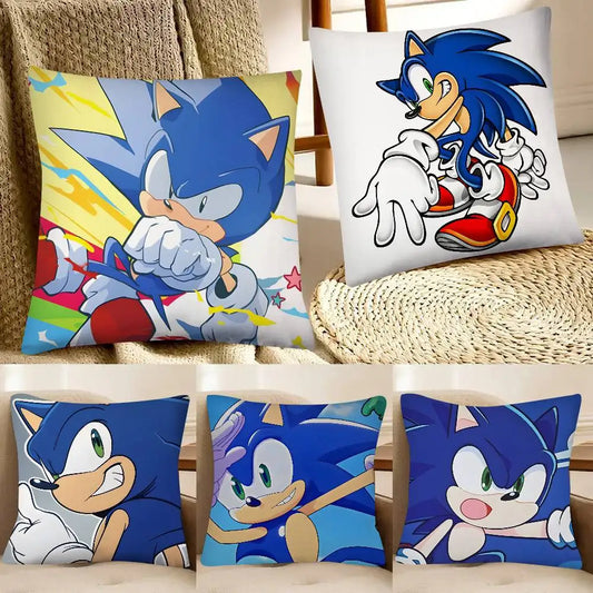 1pc S-SupersonicS-s-SonicS-Game Pillow Case Fashion Square Pillowcase Bedroom Sofa Room Ins Decoration Leisure