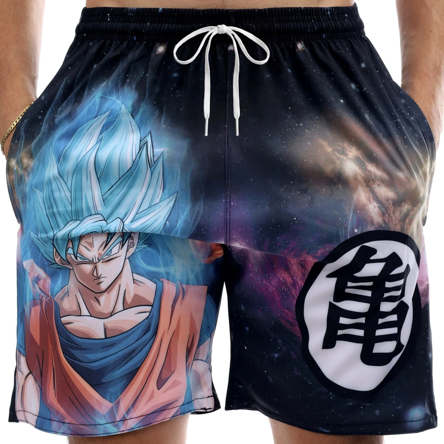 2026 Summer Dragon Ball GokuVegeta Summer Creative Casual Pants Large Size Anime Character Peripheral Quick Dry Casual Shorts