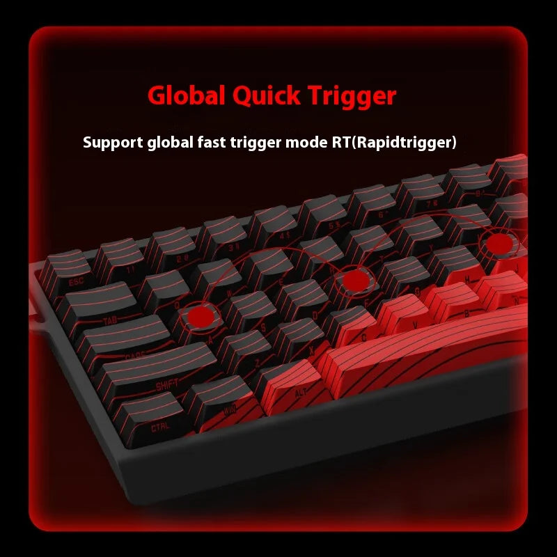 Madcatz Mad60 Mad68 HE 8k mechanische Tastatur mit magnetischen Schaltern, kabelgebunden, 60%/68%, Gaming-Tastaturen, Rapid Trigger, Custom-Tastaturen