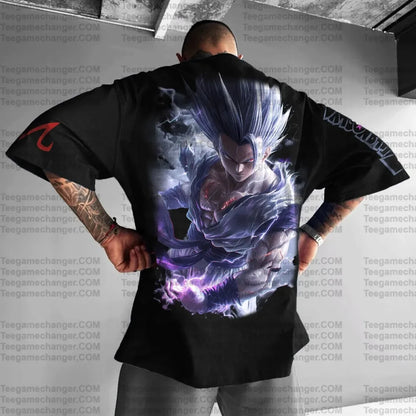 Anime Dragon Ball Son Goku Men Harajuku 2025 Summer T-shirt Oversized Retro Street Women Casual Loose Short Sleeve Unisex Top