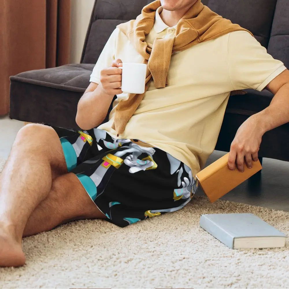 Custom Shadow The Hedgehog Sonic Poster Short Pajama Pants Men Sleepwear Sleep Lounge Bottom Shorts Sleeping Pants
