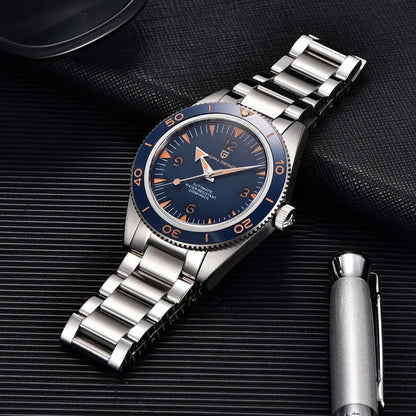 PAGANI DESIGN 41 MM Luxury Men Mechanical Wristwatch 200m Waterproof Sapphire Clock Automatic Stainless Steel Business Watch