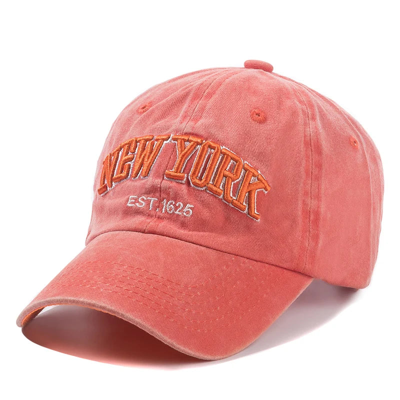 Czapka z pranej bawełny marki York dla mężczyzn i kobiet – czapki typu gorra, czapki snapback, czapki baseballowe, czapki przeciwsłoneczne, czapki typu dad hat, czapki outdoorowe