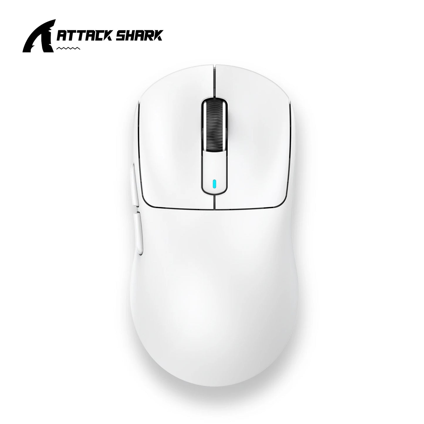 ATTACK SHARK X3 Three-mode Mouse 1K Hz,X3Pro Bluetooth Wireless Mouse 4K Hz Lightweight,PAW3395,650IPS Mobile Speed