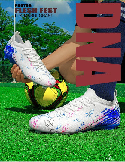 New Men's Football Boots Non-Slip Soccer Shoes Training Sneakers FG Top Quality Cleats Wholesale Drop Shipping Unisex Adult