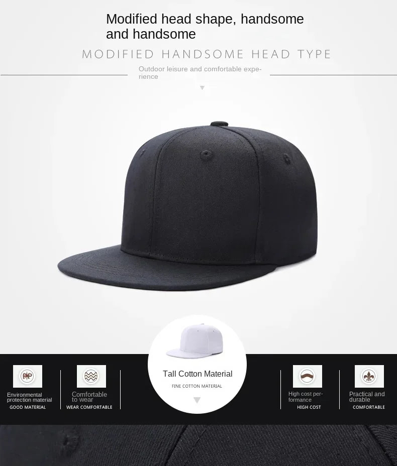 Duża czapka skateboardowa z zapięciem z tyłu dla mężczyzn, o obwodzie 64 cm, dopasowana czapka baseballowa XXL, męska czapka typu snapback w dużym rozmiarze, gładka czapka futbolowa, 60 cm, 62 cm
