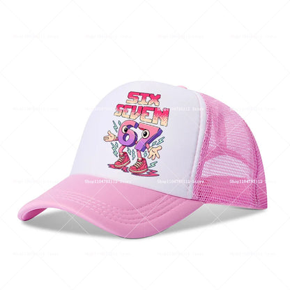 Casquette de baseball Steal A Brainrot 67 Six Seven, motif cartoon/anime, lettres de l'alphabet A à Z, pour garçons et filles, ajustable, sport et mode, couvre-chef pour adulte, cadeau