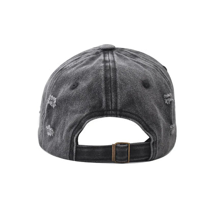 Distressed Baseball Cap Dad Hats for Men Women Vintage Washed Cotton soft crown Hat Adjustable Low Profile Unisex Style Headwear