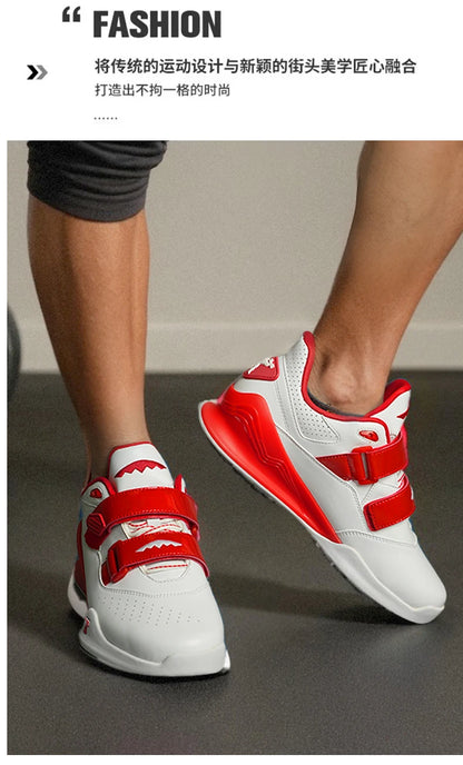 Professional Weightlifting Shoes Comfortable Indoor Squat Training Shoes Durable Anti-Slip Weightlifting Hard Pull Sports Shoes