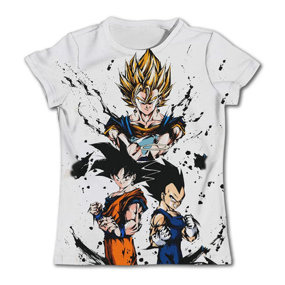 Men's T-shirts Dragon Ball Z T-shirt Boys Clothes Children's Clothing Summer Short Sleeve Kids Cartoon Tee Tops Baby Boy T Shirt