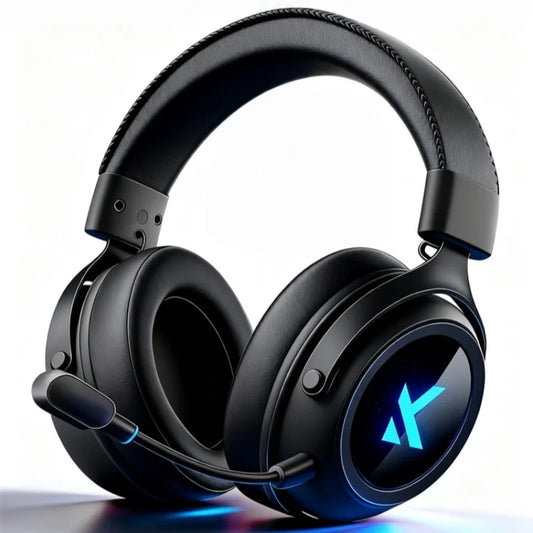 Casque de jeu sans fil MCHOSE X9 7.1, Bluetooth 2.4G, trois modes, réduction de bruit, e-sport, FPS, pour cadeaux
