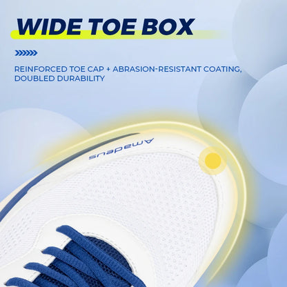 Zapatillas de tenis FitVille para hombre, versión ancha 2E, calzado deportivo profesional de entrenamiento, transpirable y antideslizante, para deportes de raqueta, con soporte para el arco plantar