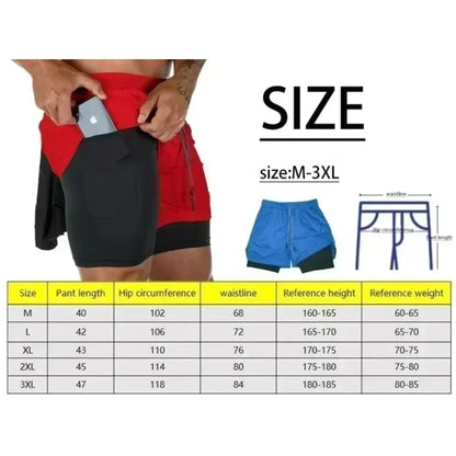 Dragon Ball GOKU Anime Peripheral Printing Double-layer Shorts 2025 American Sports Summer Men's Loose Breathable Pants