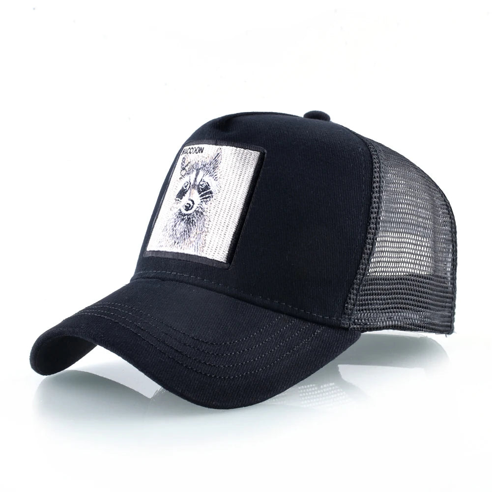 Spring Summer Baseball Cap With Lion Embroidery Patch Snapback Trucker Caps Men Women Drake Baseball Hats Four Season Sun Hat