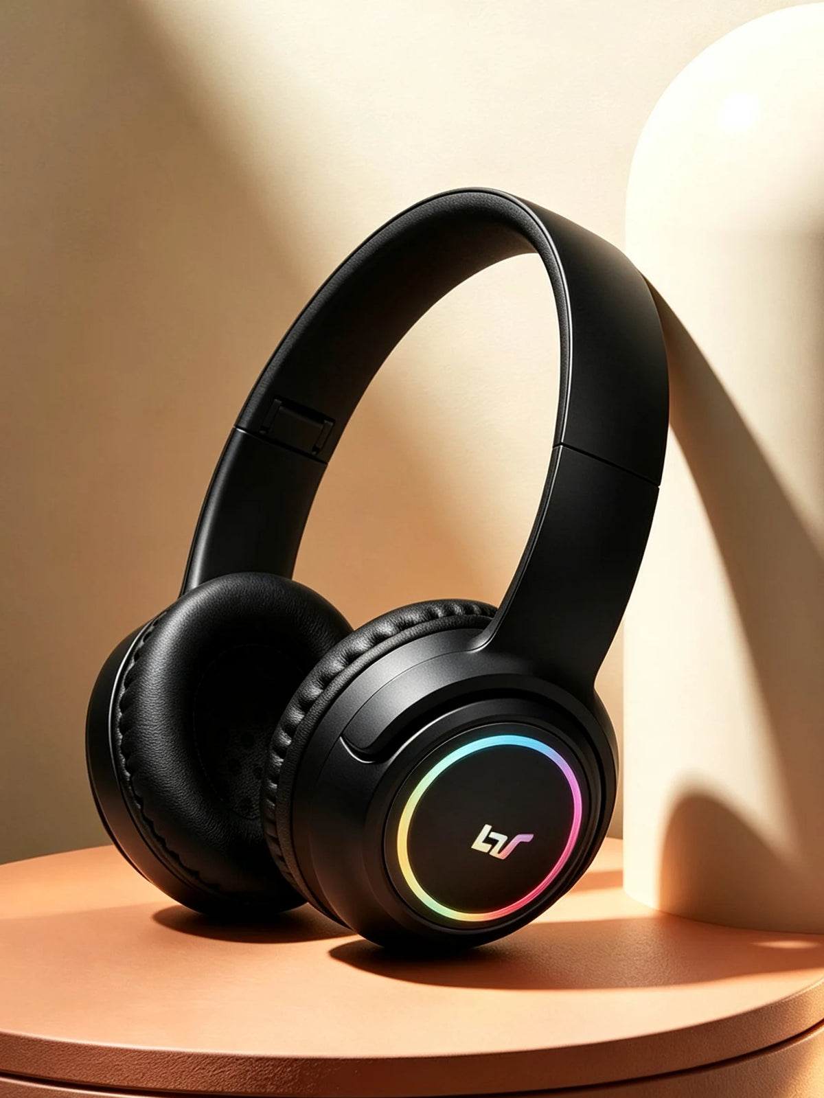 Casque Bluetooth circumaural, casque sans fil avec réduction de bruit ENC, son stéréo Hi-Fi, longue autonomie pour le jeu et l'utilisation quotidienne.