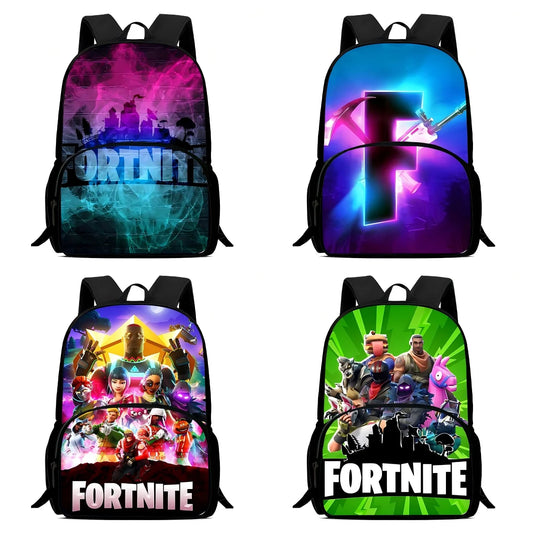 Popular Game FortniteS Kids Backpacks Boys Girls Student Birthday Gift Child School Bags Large Capacity Camping Durable Rucksack