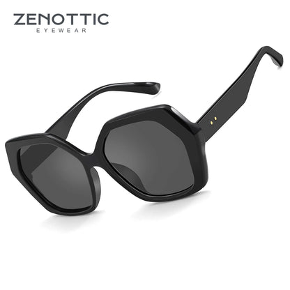 ZENOTTIC Butterfly Sunglasses Women Fashion Design Big Eyewear Shades for Ladies Uv400 Travel Oversize Sun Glasses