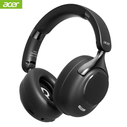 Acer OHR524 ANC Wireless Bluetooth Headphones with 360° Surround Sound, Active Noise Cancelling Over-Ear Headphones, HD Mic, Bluetooth 5.4, 100H Battery