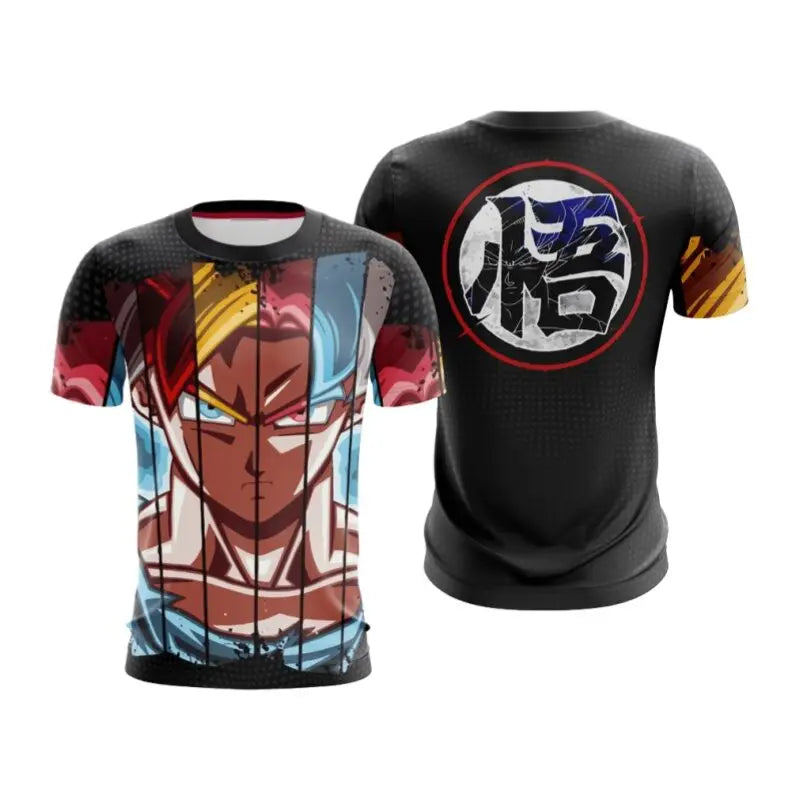 2026 Dragon Ball Z Men's T Shirt Vegeta Streetwear Trend Y2K Harajuku Summer Vegeta T-shirt Anime Saiyan Short Sleeved Goku Tops