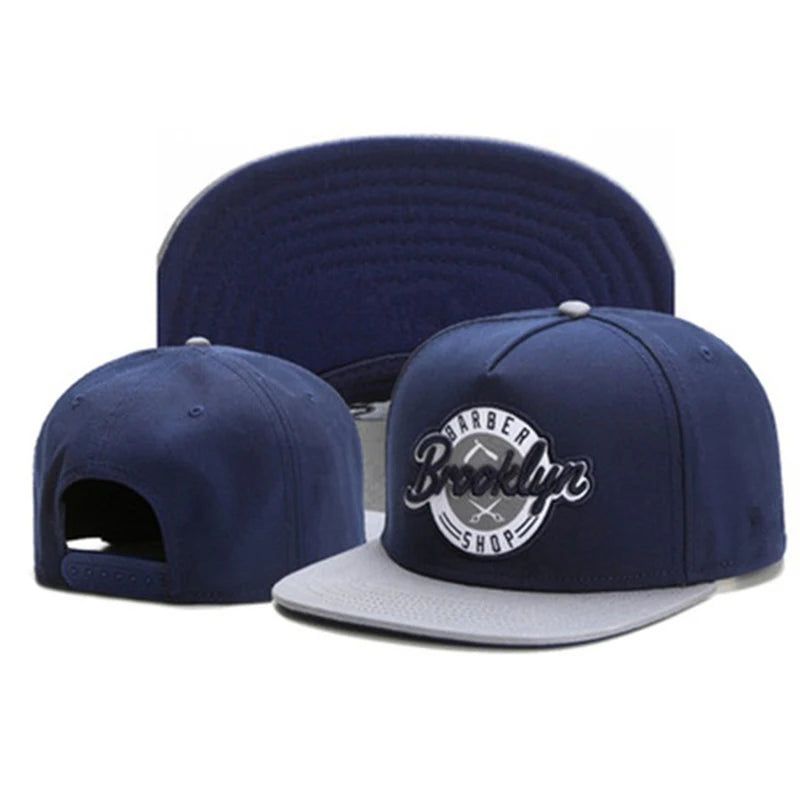 Męskie czapki z haftowaną literą, czapki typu snapback, czapki przeciwsłoneczne unisex, czapki z regulacją, czapki hip-hopowe, damskie czapki baseballowe, kapelusze kowbojskie