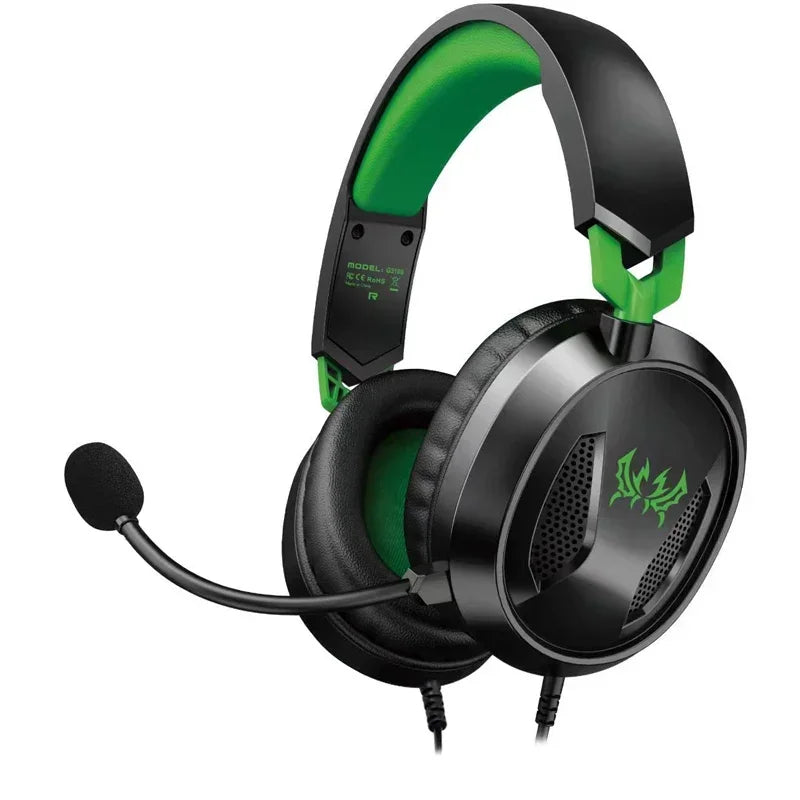 Casque de jeu filaire pour pilote 360 °   Mousse à mémoire de forme Mic 90 °   Microphone stéréo pivotant pour PS5, PC, Xbox, mobile, avec commande en ligne, léger