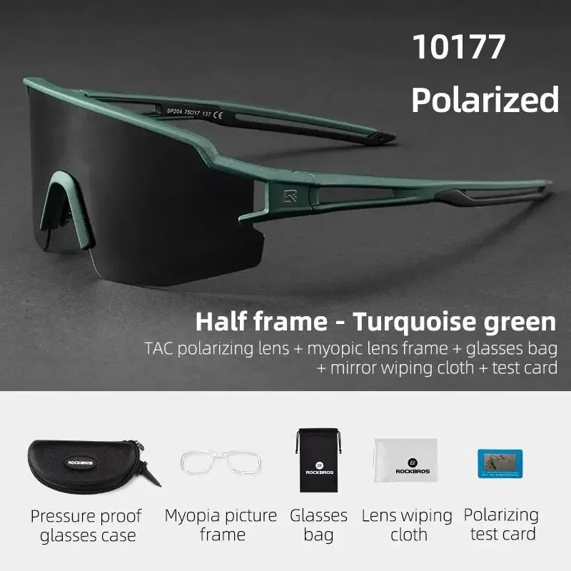 ROCKBROS Cyklistické brýle Fotochromatické brýle Cyklistické brýle Ochranné brýle Větruodolné Cyklistické Outdoorové sportovní sluneční brýle