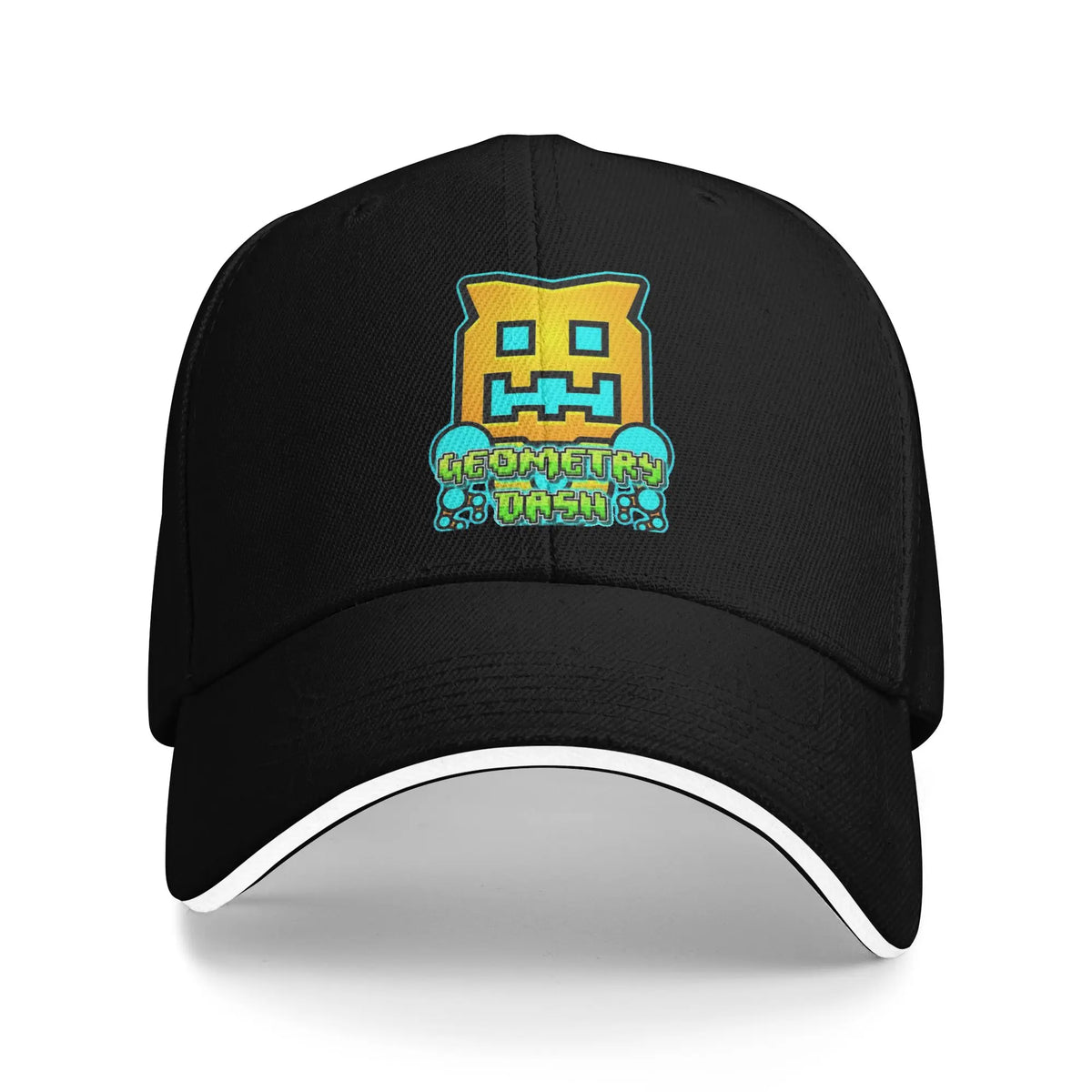 Casquette de baseball « Geometry Game Dash » décontractée, sans blocage, style « sandwich », pour hommes et femmes, respirante, adaptée aux activités sportives
