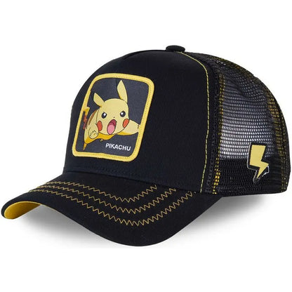 Casquette de baseball Pokémon Pikachu, Gengar, Psyduck et Snorlax – Figurine d’anime – Casquette de sport ajustable – Cadeaux créatifs