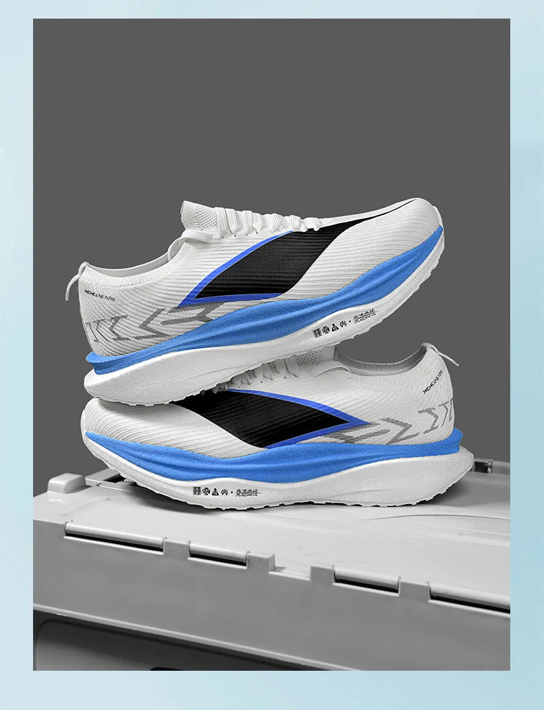 Specialty Marathon Men Running Shoes Carbon Plate Sports Breathable Lightweight Women's Comfortable Athletic Non-slip Sneakers