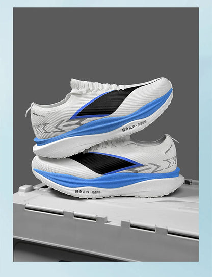 Specialty Marathon Men Running Shoes Carbon Plate Sports Breathable Lightweight Women's Comfortable Athletic Non-slip Sneakers