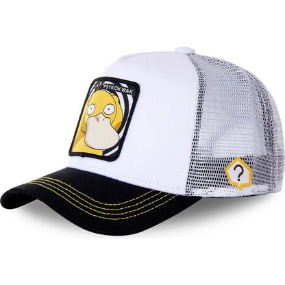 Casquette de baseball Pokémon Pikachu, Gengar, Psyduck et Snorlax – Figurine d’anime – Casquette de sport ajustable – Cadeaux créatifs