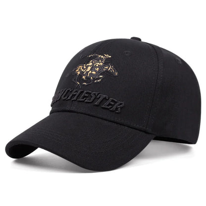 Unisex Winchester Letter Embroidery Baseball Caps Spring and Autumn Outdoor Adjustable Casual Hats Sunscreen Hat