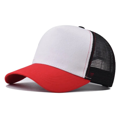 Baseball Cap Adult Net cap Shallow curved eaves Hat Unisex Summer hat Breathable hat shade Spring Autumn Cap Hip Hop Fitted Cap
