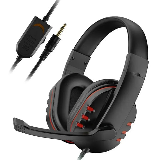 Casque de jeu filaire 3,5 mm avec micro pour PS4 et PC, pour la discussion en jeu