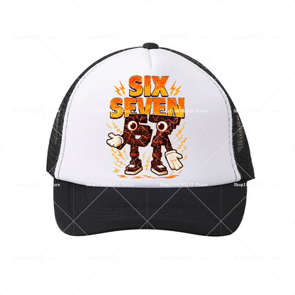 Casquette de baseball Steal A Brainrot 67 Six Seven, motif cartoon/anime, lettres de l'alphabet A à Z, pour garçons et filles, ajustable, sport et mode, couvre-chef pour adulte, cadeau
