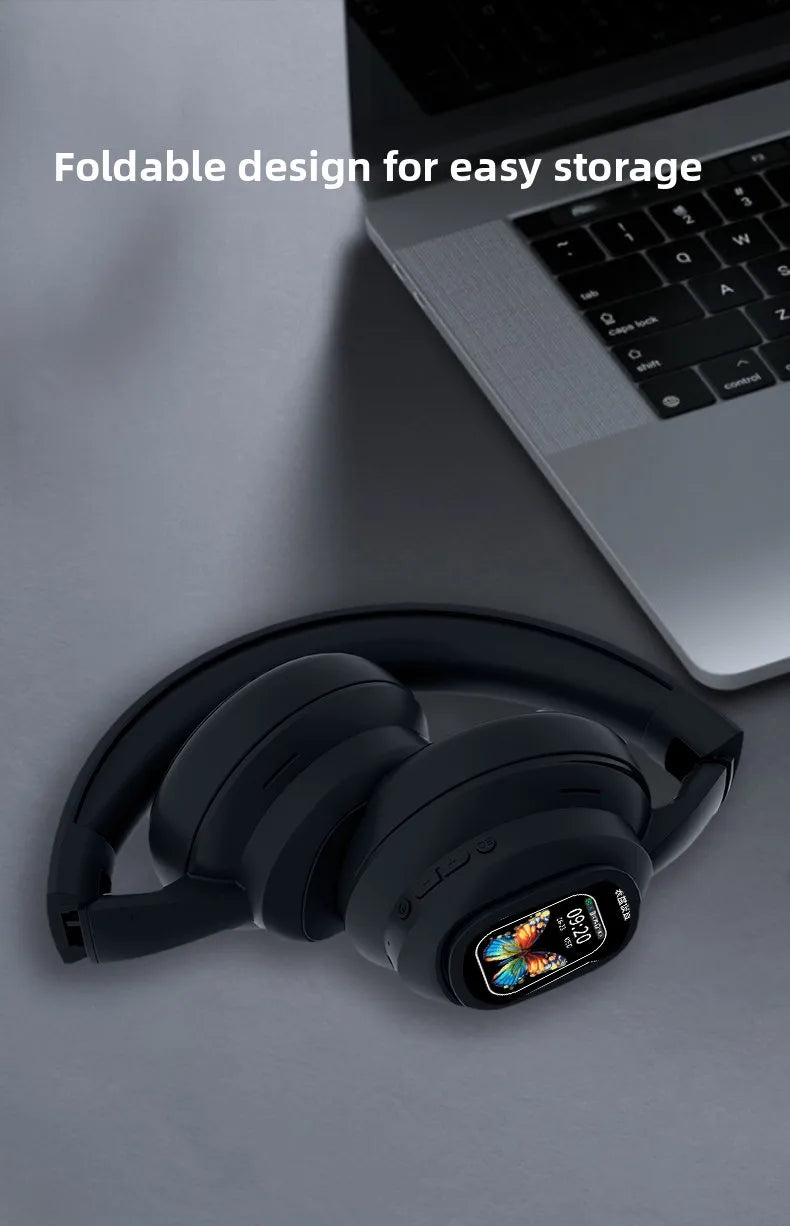 Auriculares HYUNDAI X1PRO inalámbricos Bluetooth 6.0 con traducción por IA – Más de 100 idiomas, control táctil, pantalla LED y cancelación de ruido