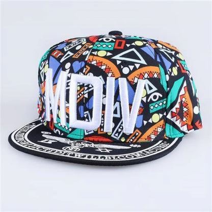 Men's Letter Embroidery Tide All-match Flat Brim Baseball Cap Ladies Summer Hip-hop Hat Outdoor Shade Adjustable Peaked Cap