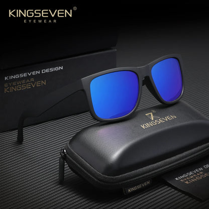 KINGSEVEN Fashion Square polarizované sluneční brýle pro muže a ženy – brýle na řízení, outdoor a cestování, UV400