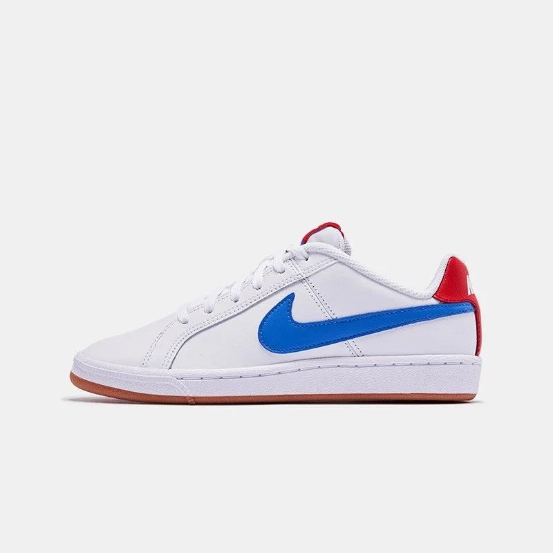 Nike Court Royale Sports Comfortable Low-Top Kids' Sneakers White Blue Red 833535-109