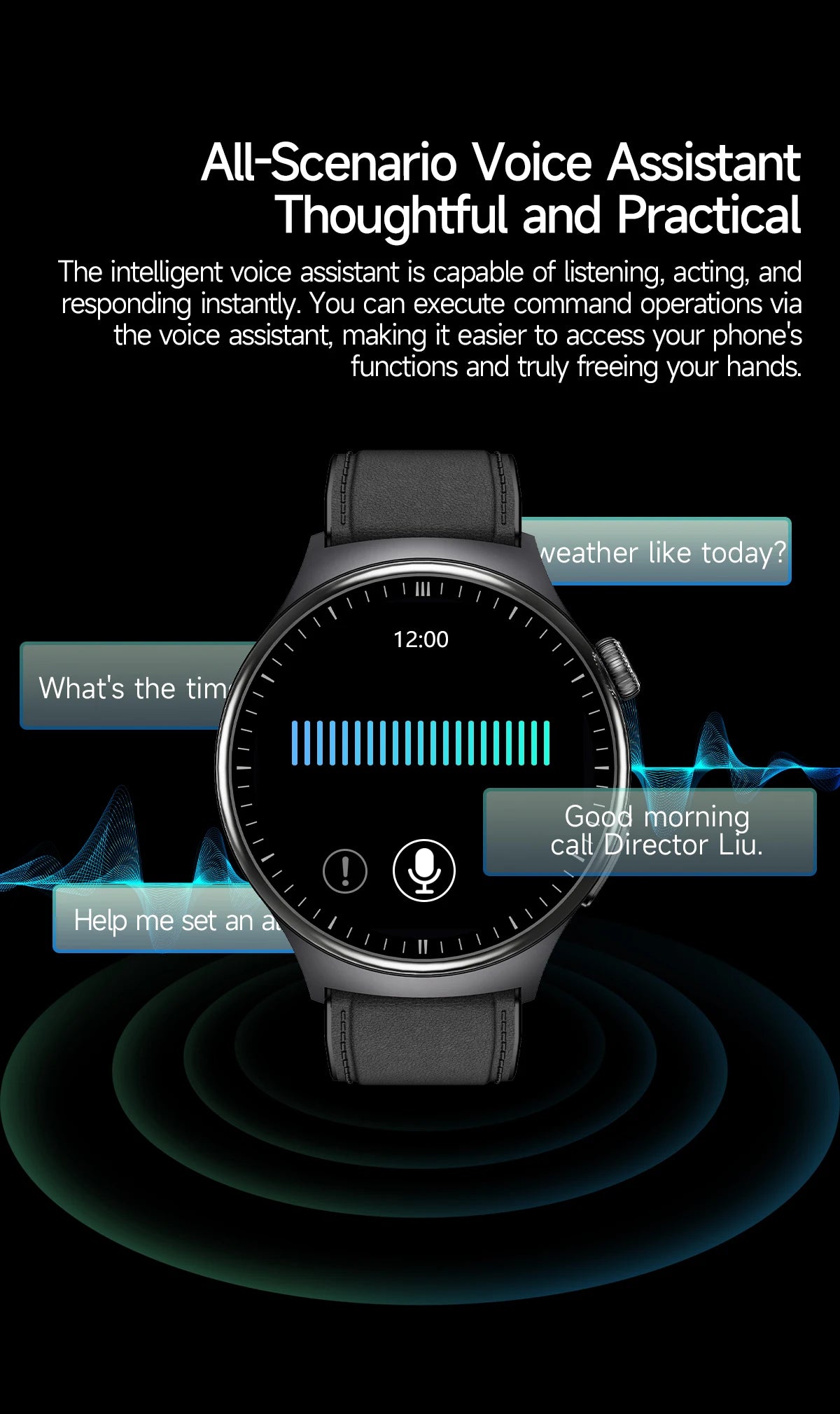 2026 AI Health Smartwatch ECG + PPG, Blood Pressure, Uric Acid & Body Fat Monitoring, AMOLED Display & Bluetooth Calling