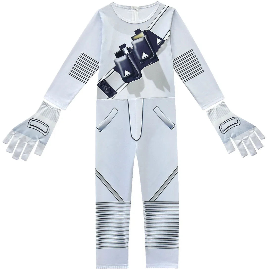❤★❤DJ-Guerillakampf-Kostüme Jumpsuits für Kinder Clown-Cosplay-Kleidung Halloween-Weihnachtskostüm Party Game Cos Fortnites Co★♥★