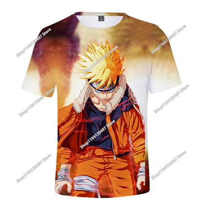 Summer Men Akatsuki T-Shirt 3D Printed The Hulk Tops Tees Male Casual Crew Neck Short Sleeve Clothing Fashion Streetwear