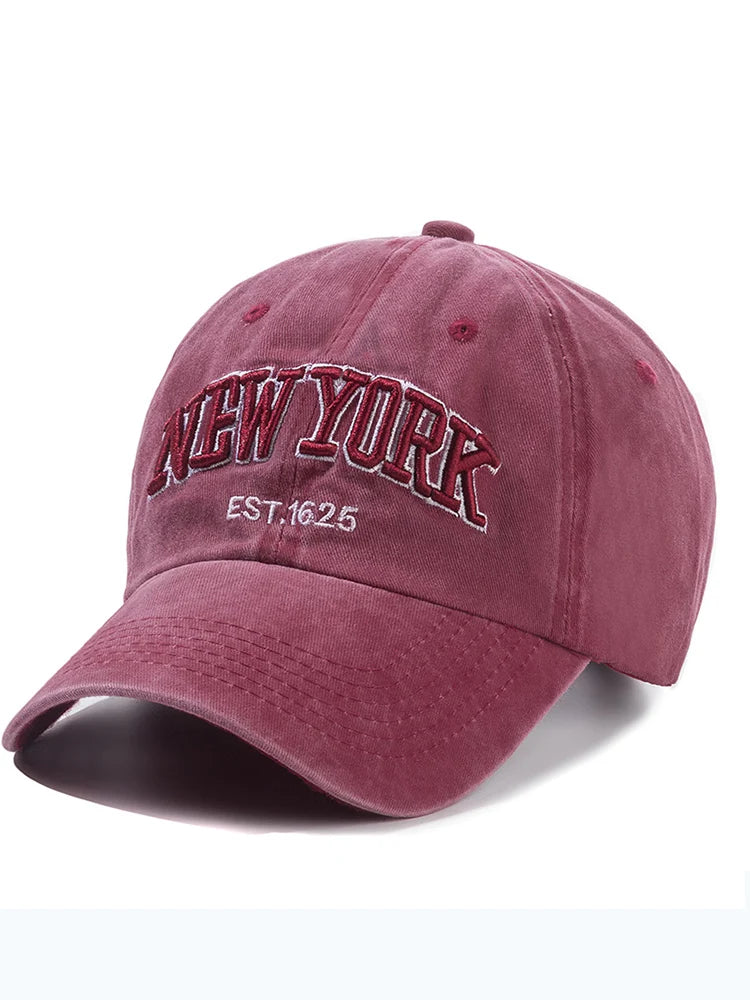 Czapka z pranej bawełny marki York dla mężczyzn i kobiet – czapki typu gorra, czapki snapback, czapki baseballowe, czapki przeciwsłoneczne, czapki typu dad hat, czapki outdoorowe