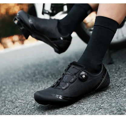 Unisex Cycling Shoes Road Bike Men Racing Self-Locking Speed Bicycle Sneakers Women Spd Cleats road Cycling Footwear