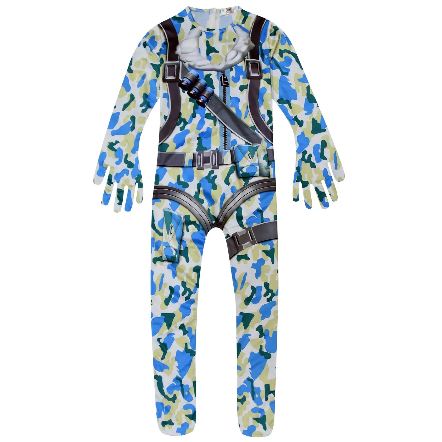 ❤★❤DJ-Guerillakampf-Kostüme Jumpsuits für Kinder Clown-Cosplay-Kleidung Halloween-Weihnachtskostüm Party Game Cos Fortnites Co★♥★